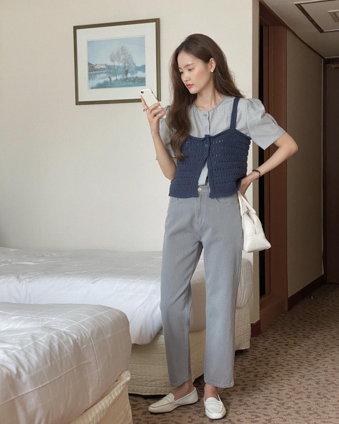 10 cách mặc quần ống đứng trẻ trung, tôn dáng cao ráo tới công sở - Ảnh 11. 10 cách mặc quần ống đứng trẻ trung, tôn dáng cao ráo tới công sở - Ảnh 11.