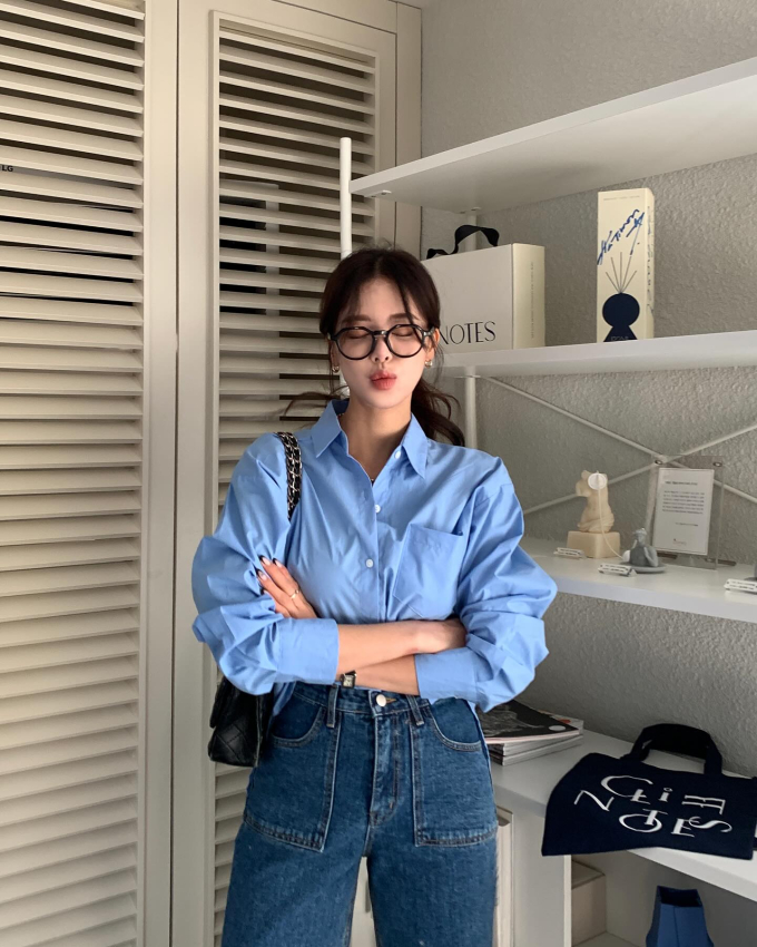 4 cách kết hợp áo sơ mi và quần jeans giúp bạn mặc đẹp trong mọi hoàn cảnh - Ảnh 7. 4 cách kết hợp áo sơ mi và quần jeans giúp bạn mặc đẹp trong mọi hoàn cảnh - Ảnh 7.