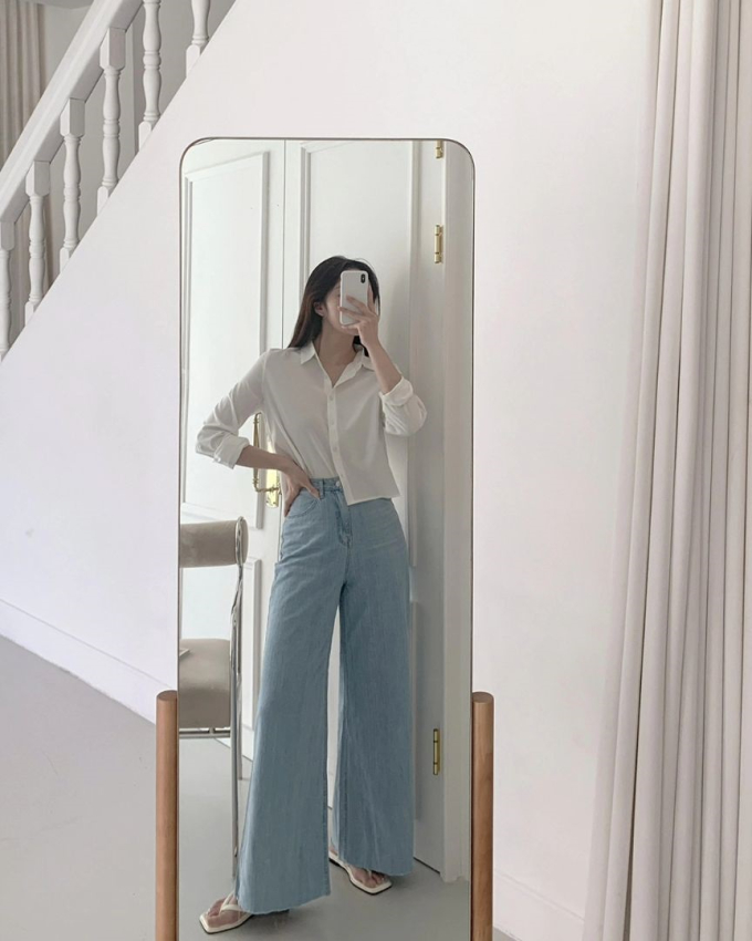 Chỉ cần sắm 4 mẫu quần ống rộng đang mốt nhất, nàng sẽ mặc đẹp hơn hè năm ngoái - Ảnh 3. Chỉ cần sắm 4 mẫu quần ống rộng đang mốt nhất, nàng sẽ mặc đẹp hơn hè năm ngoái - Ảnh 3.